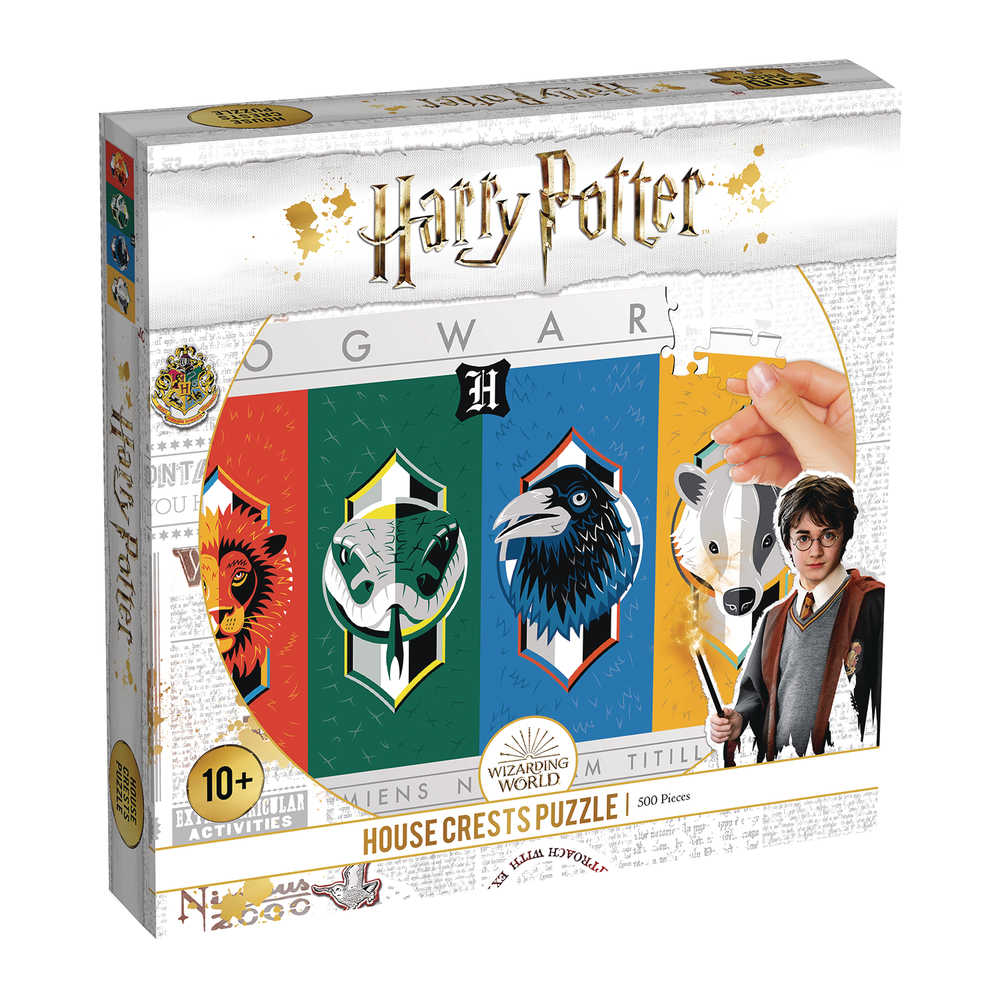 Harry Potter House Crests 500 Pc Puzzle 