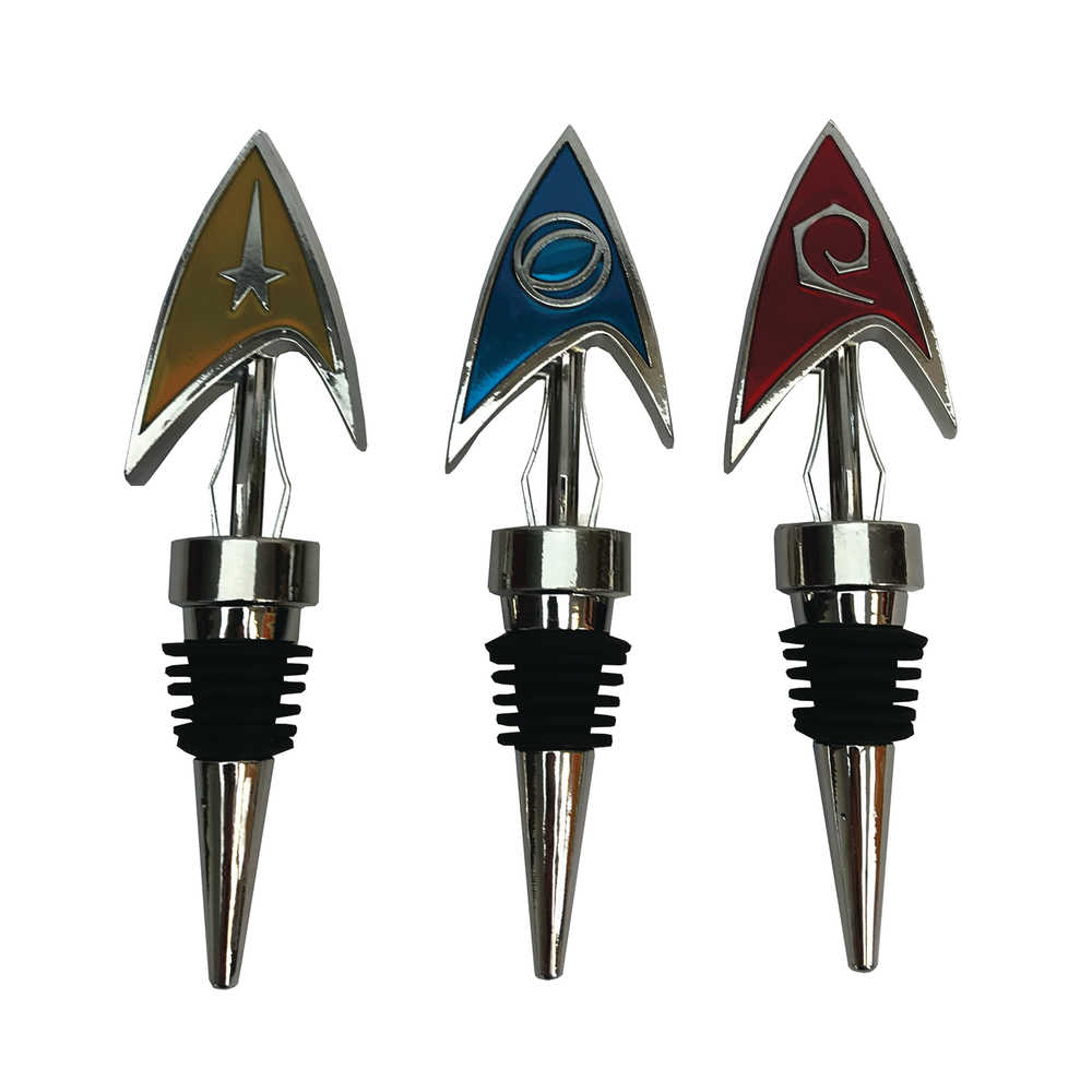 Star Trek Original Series Delta Bottle Stopper 3 Pc Set 
