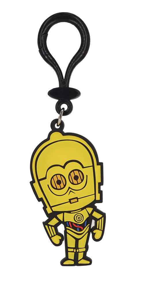 Star Wars C3 Po PVC Soft Touch Bag Clip 