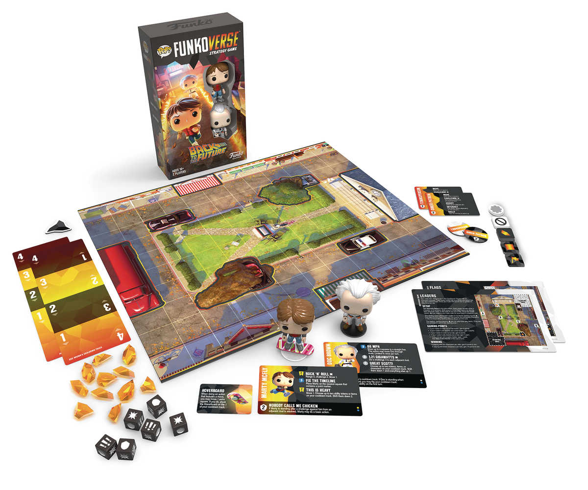 Pop Funkoverse Strategy Game Bttf 100 Expandalone 