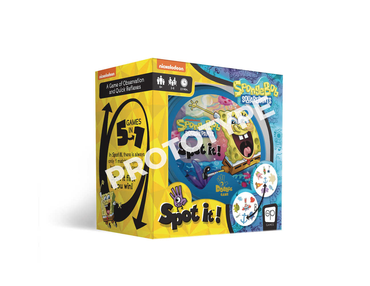 Spot It Spongebob Card Game 