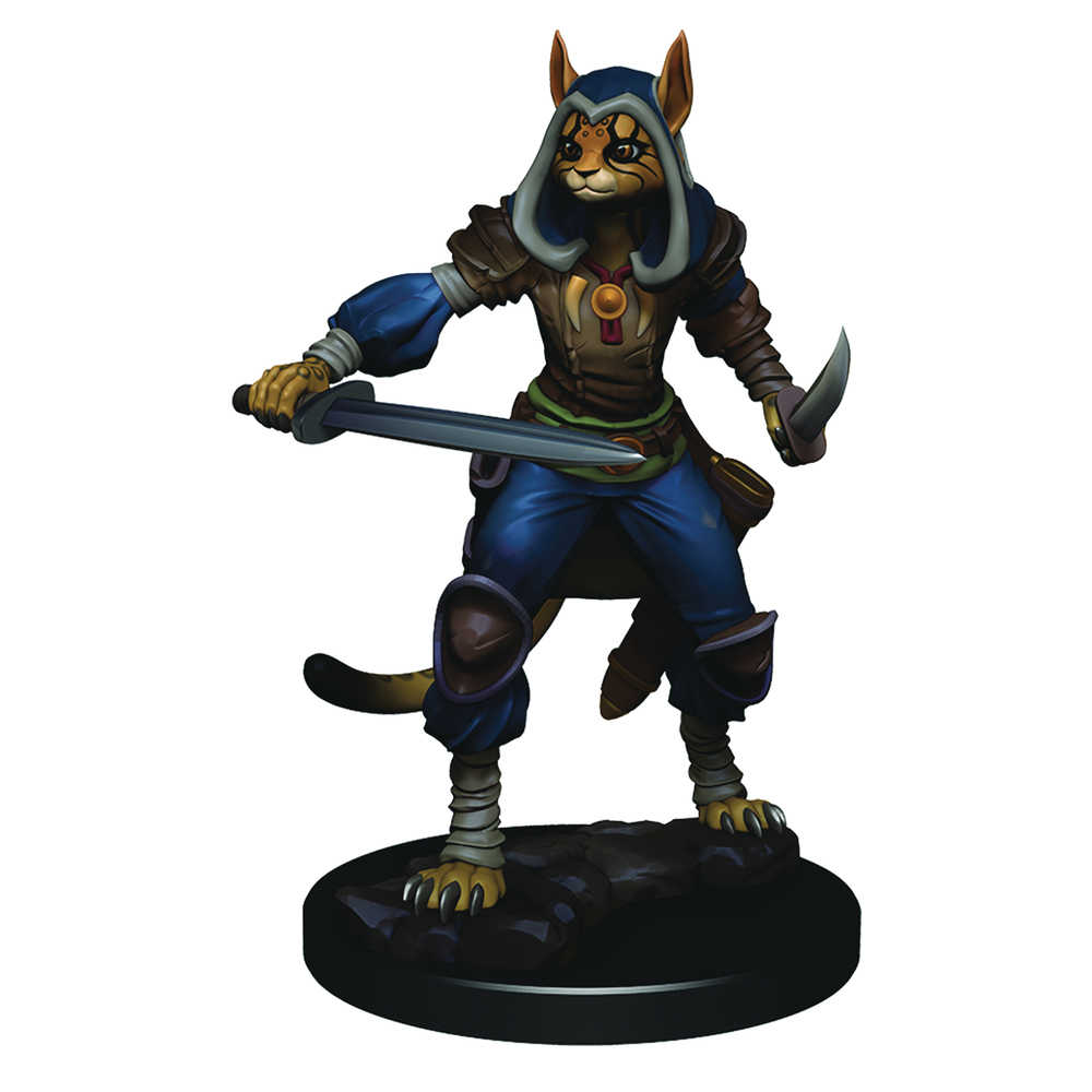 Dungeons & Dragons  Icons Realm Female Tabaxi Rogue Premium Figure 