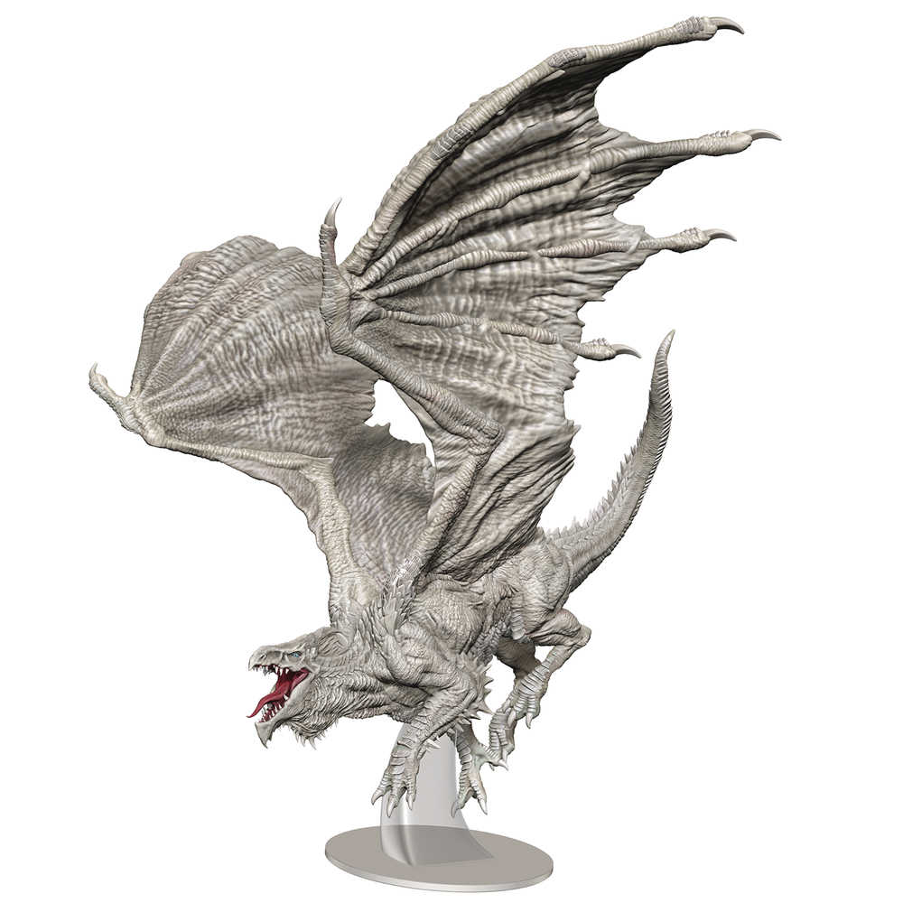 Dungeons & Dragons  Icons Realms Adult White Dragon Premium Figure 