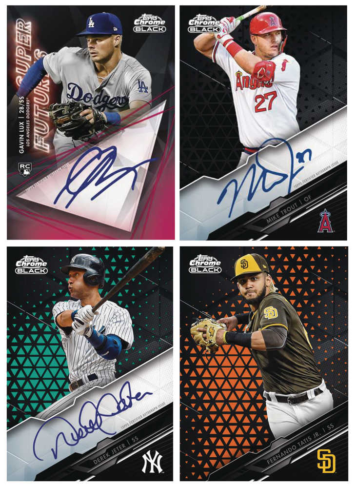 Topps 2020 Chrome Black Baseball Trading Card Box  