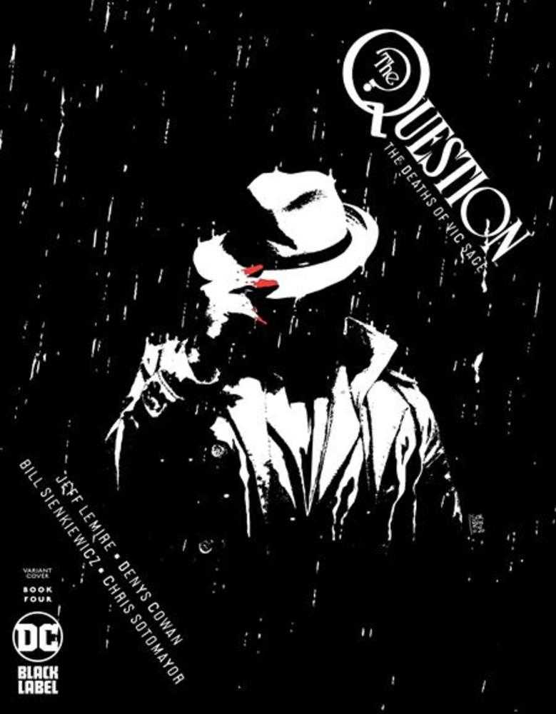 Question The Deaths Of Vic Sage #4 (Of 4) A Sorrentino Variant Edition (Mature)