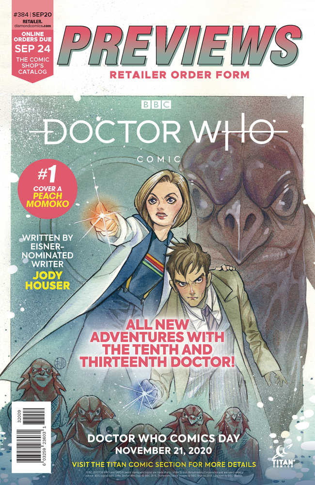 Previews #386 Nov 2020 Retailer Order Form Extras 