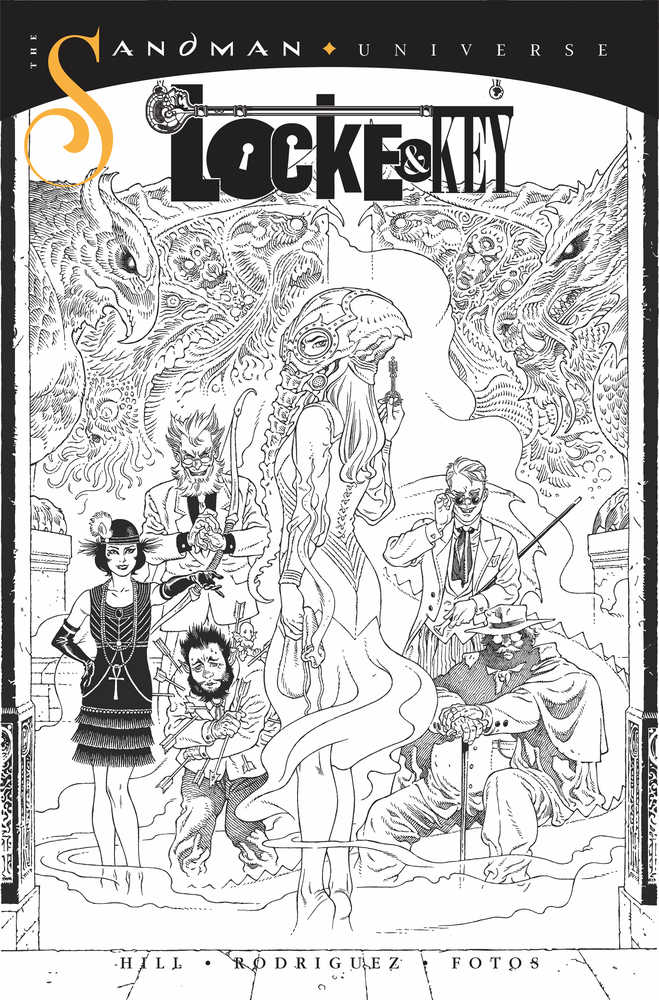 Locke & Key Sandman Hell & Gone #1 10 Copy Variant Edition Black & White Rodrique