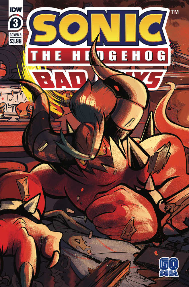 Sonic The Hedgehog Bad Guys #3 (Of 4) Cover B Skelly 