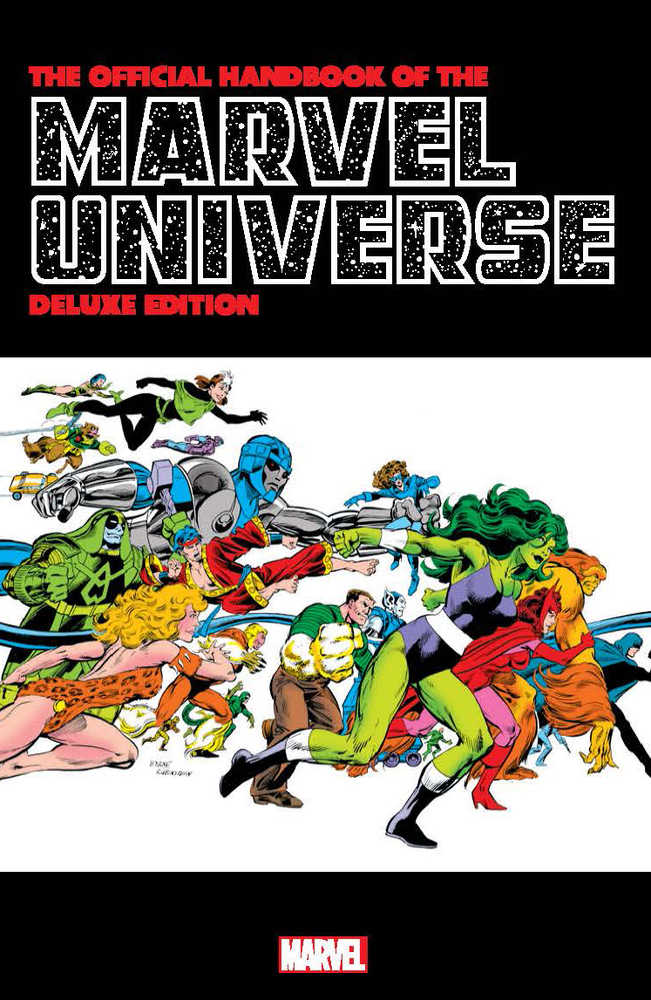 Official Handbook Marvel Universe Deluxe Edition Omnibus Hardcover Byrne Cv