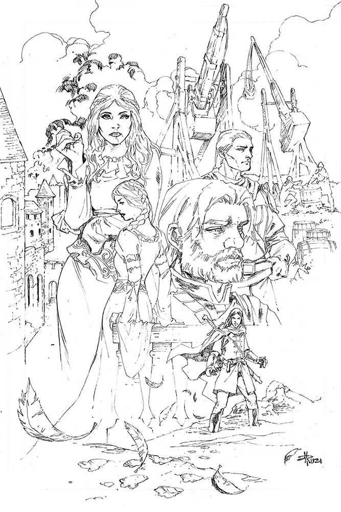 George R.R. Martin's A Clash Of Kings #9 20 Copy Rubi Black & White Variant Edition (