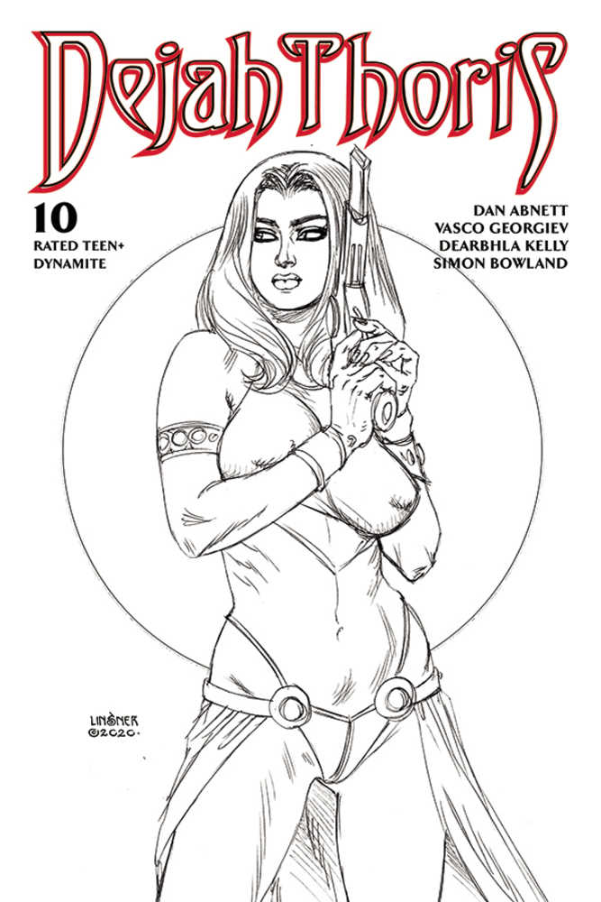Dejah Thoris (2019) #10 20 Copy Linsner Black & White Variant Edition