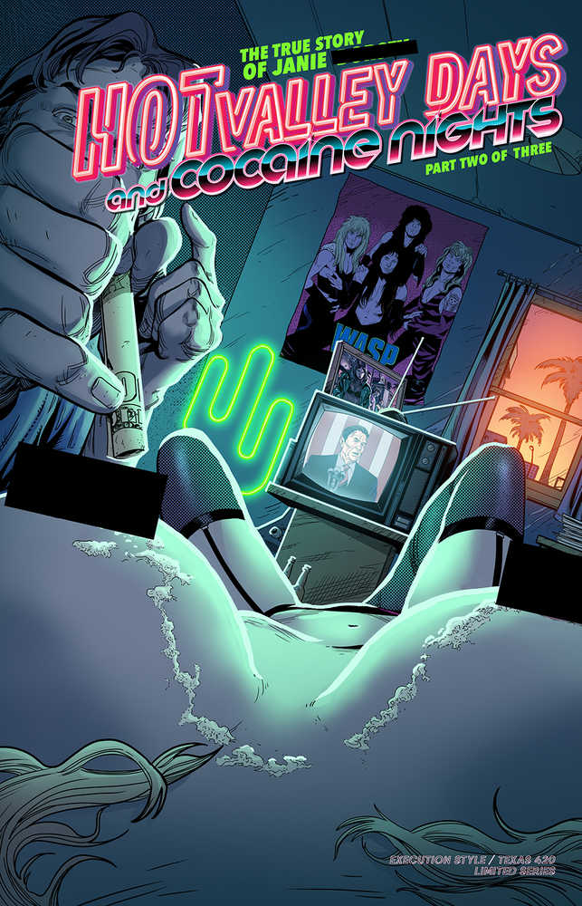 Hot Valley Days & Cocaine Nights #2 (Of 3) Cover B Lines On Cu