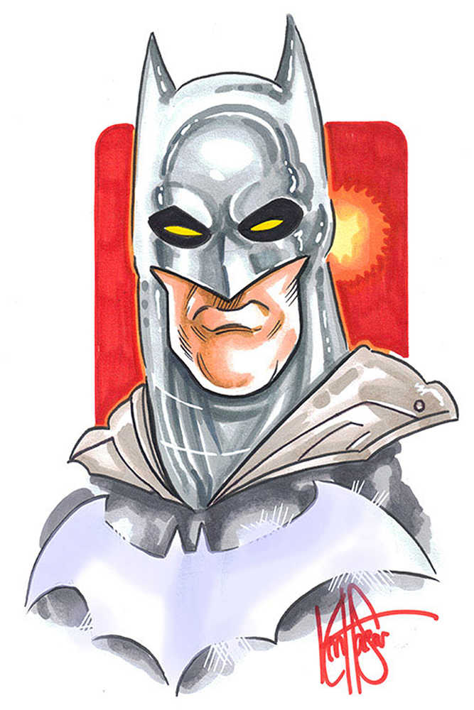 Batman #100 Haeser Signed & Rmrk 