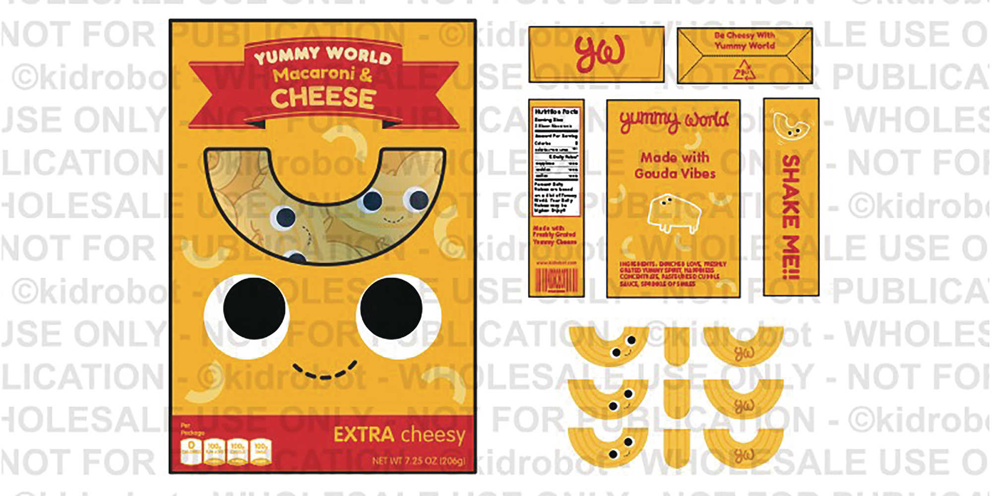 Yummy World Matty Mac & Cheese Large Plush 