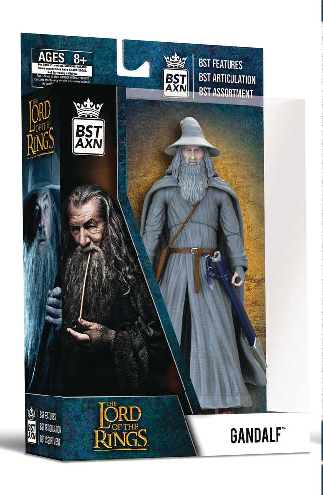 Bst Axn Lord Of The Rings Gandalf The Grey 5 In Action Figure 