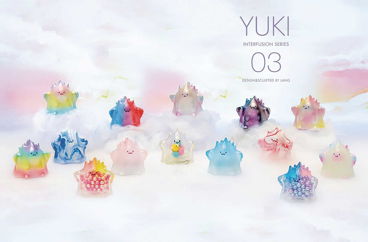 Popmart Yuki Interfusion Series 12 Pc Figure Blind Mystery Box Display 