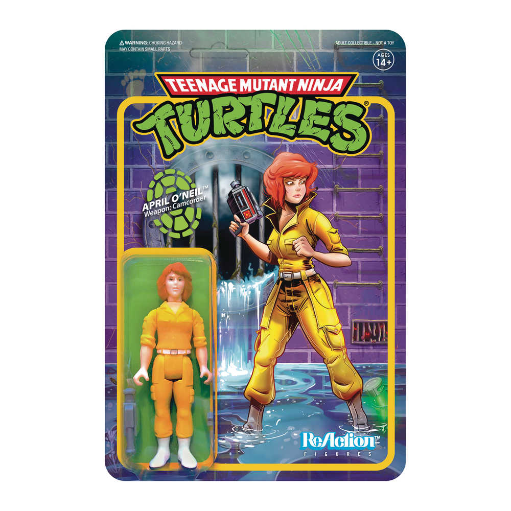 Teenage Mutant Ninja Turtles April Oneil Reaction Figure  