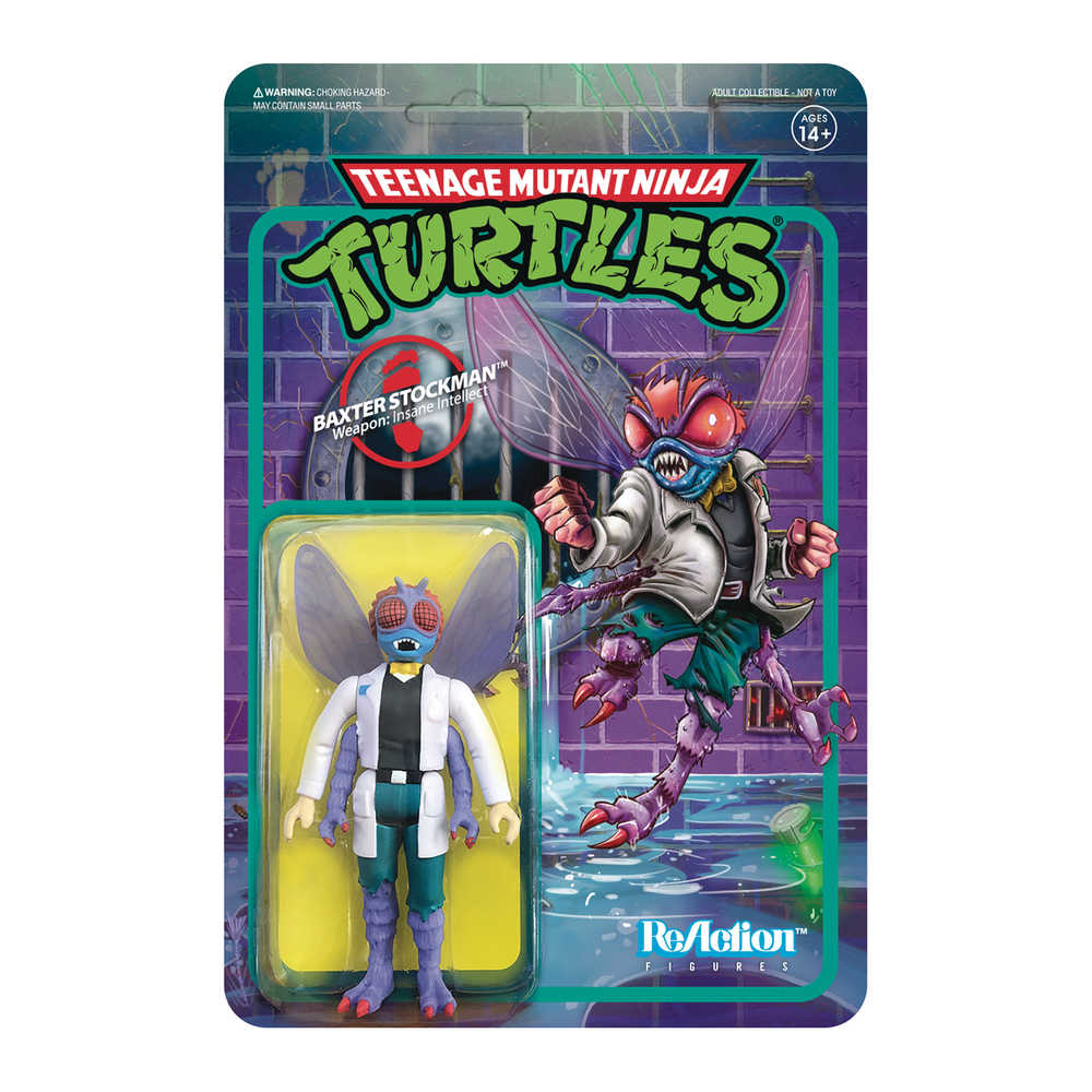 Teenage Mutant Ninja Turtles Baxter Stockman Reaction Figure  