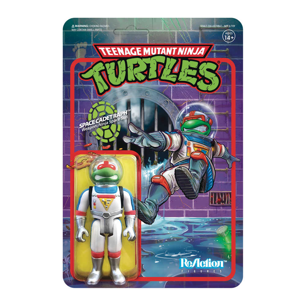 Teenage Mutant Ninja Turtles Space Cadet Raphael Reaction Figure  