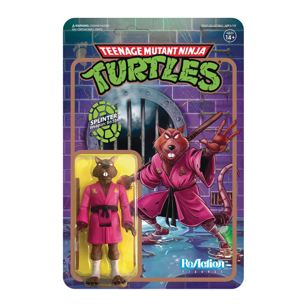 Teenage Mutant Ninja Turtles Splinter Reaction Figure  