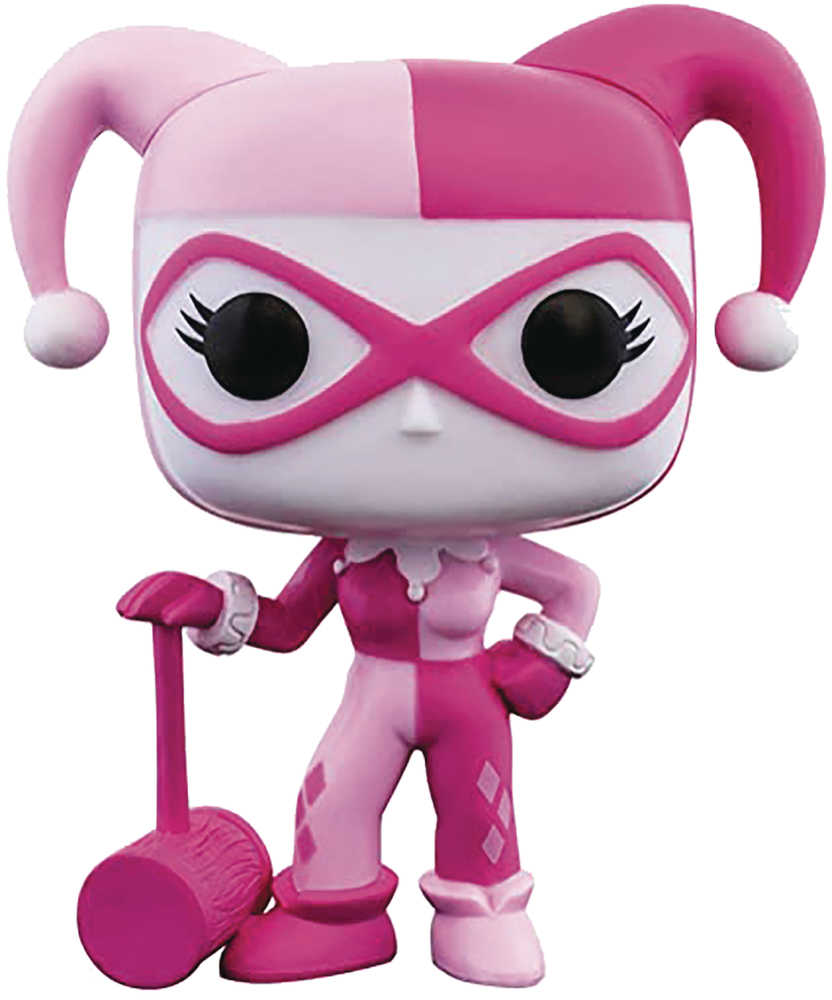 Pop Breast Cancer Awareness Harley Quinn Vinyl Figure 