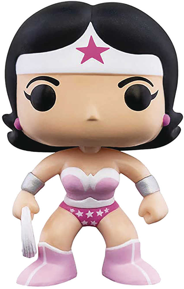 Pop Breast Cancer Awareness Wonder Woman Vinyl Figure 