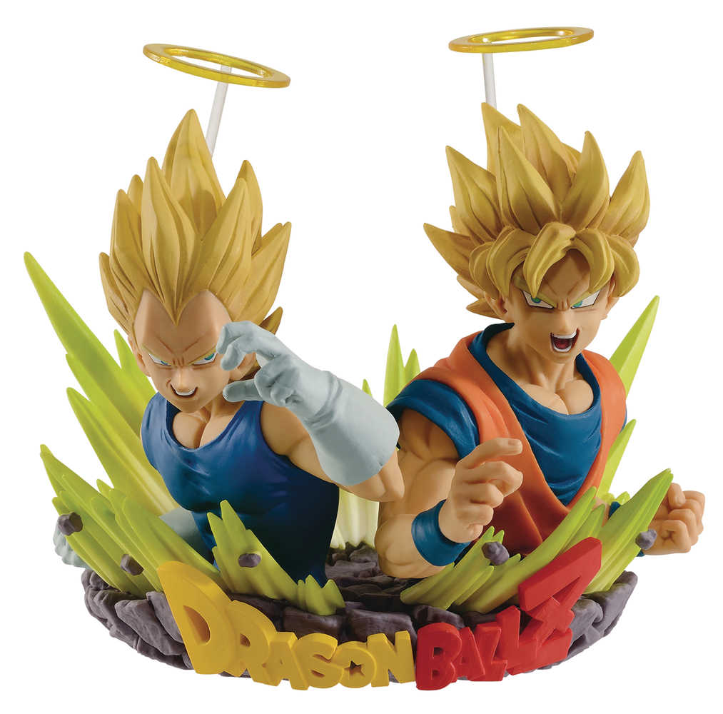 Dbz Com Figuration Vol2 Gogeta Goku & Vegeta Figure 