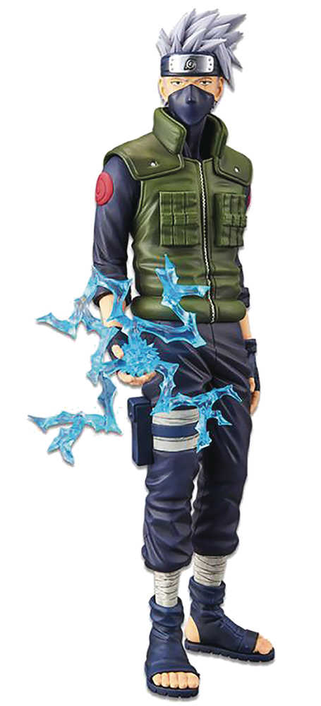 Naruto Shippuden Grandista Nero Kakashi Hatake Figure 