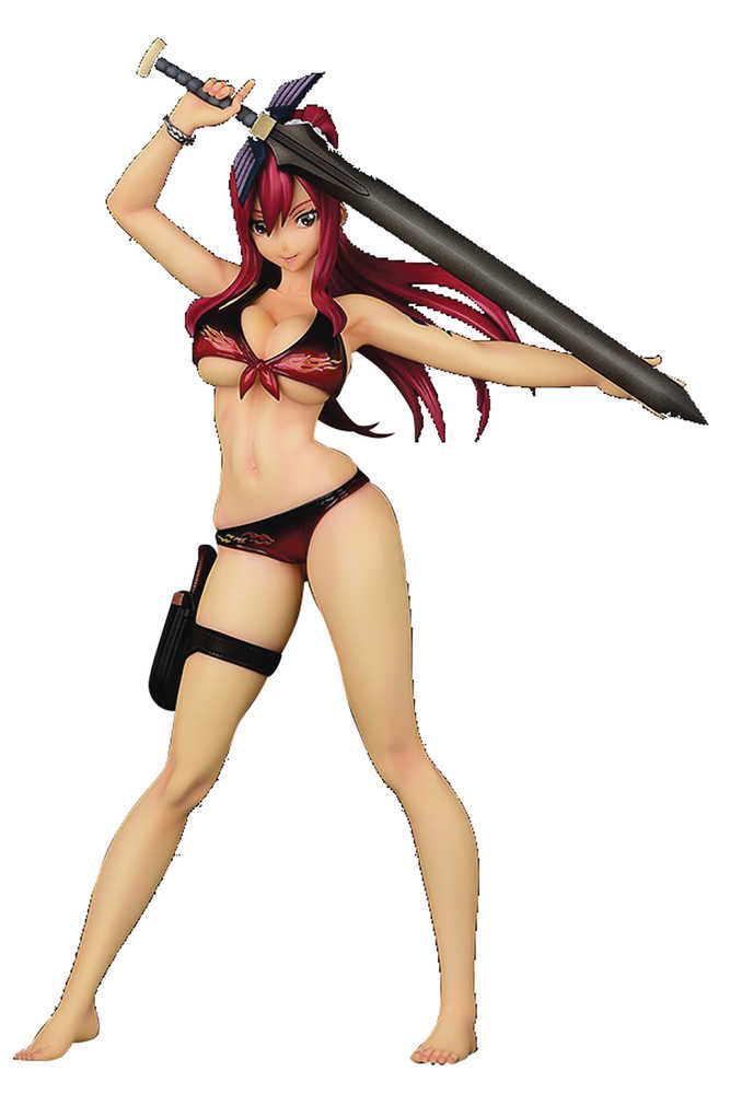 Fairy Tail Erza Scarlet 1/6 PVC Figure Swim Gravure Fire Ver (M