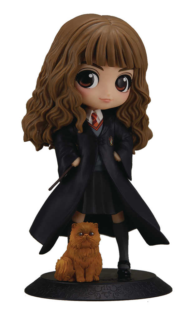 Harry Potter Q Posket Hermione Granger W/Crookshanks Figure 