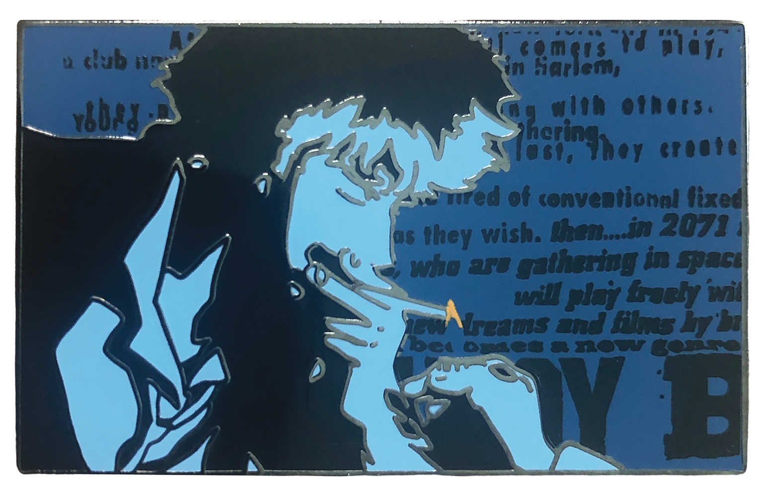 Cowboy Bebop Spike Blue Cig Pin 