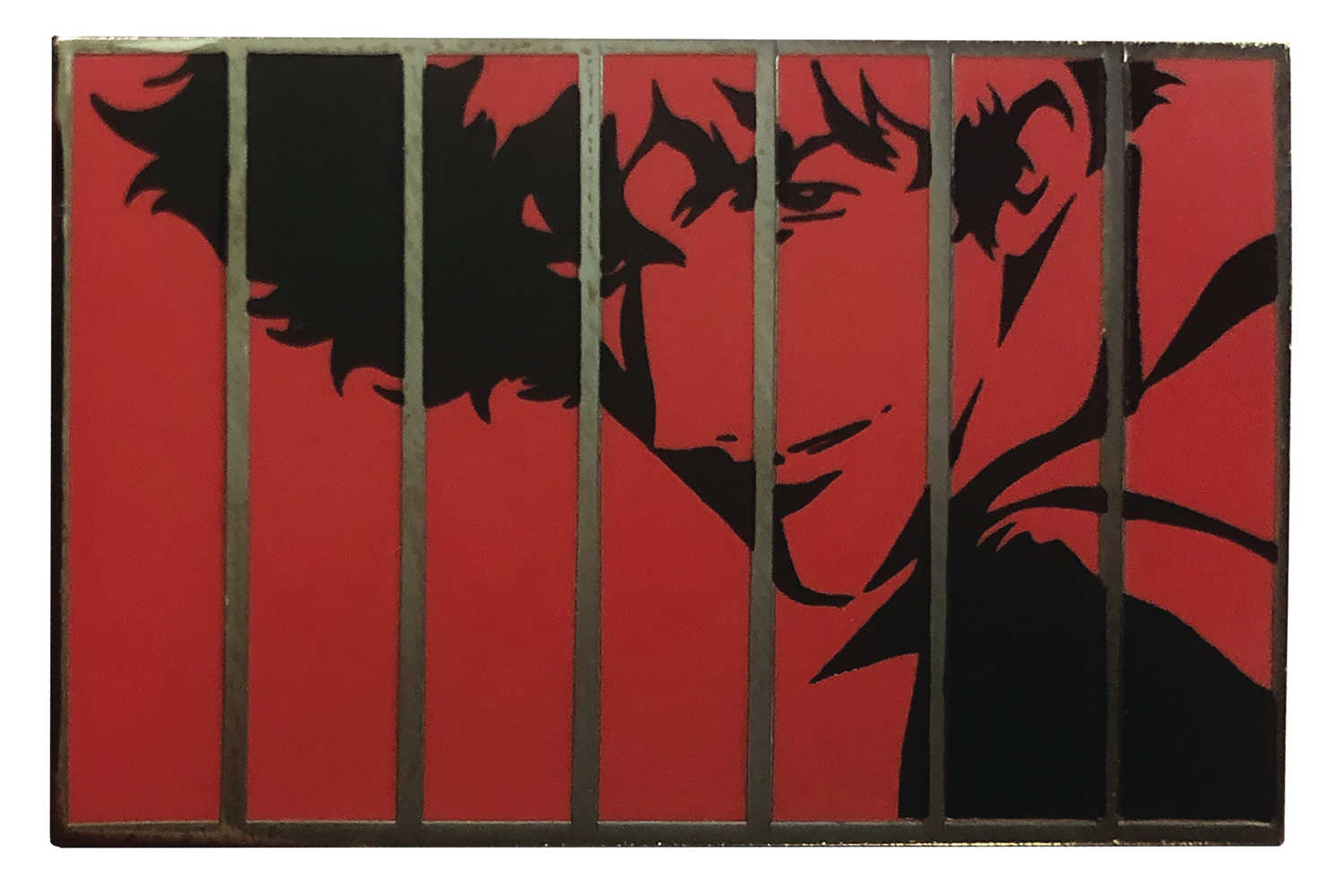 Cowboy Bebop Spike Red Panel Pin 