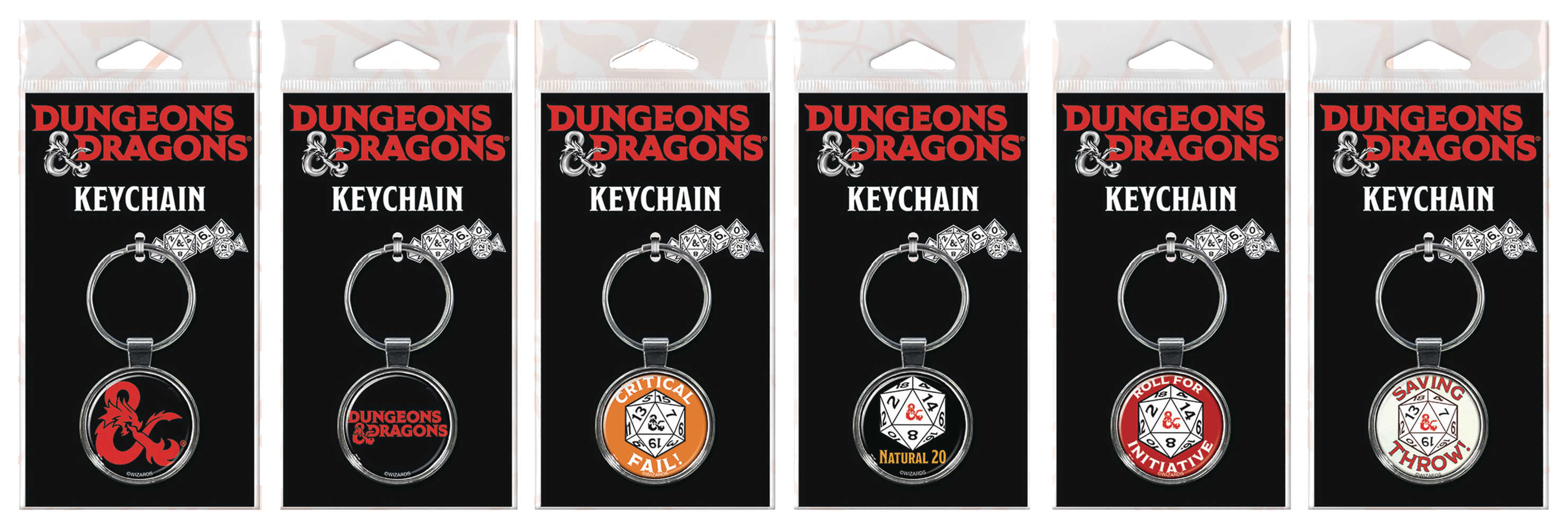 Dungeons & Dragons 36 Pc Keychain Assortment