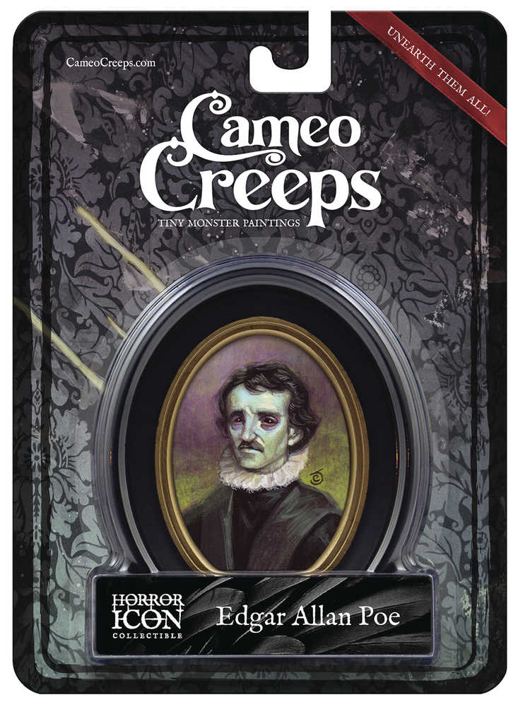 Cameocreeps Edgar Allan Poe Mini Cameo Portrait