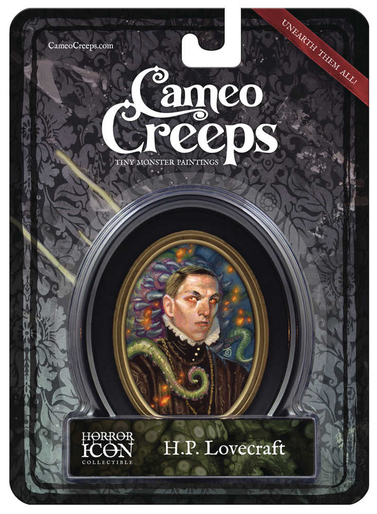 Cameocreeps H.P. Lovercraft Mini Cameo Portrait