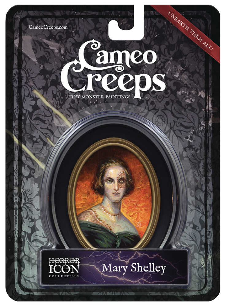 Cameocreeps Mary Shelley Mini Cameo Portrait