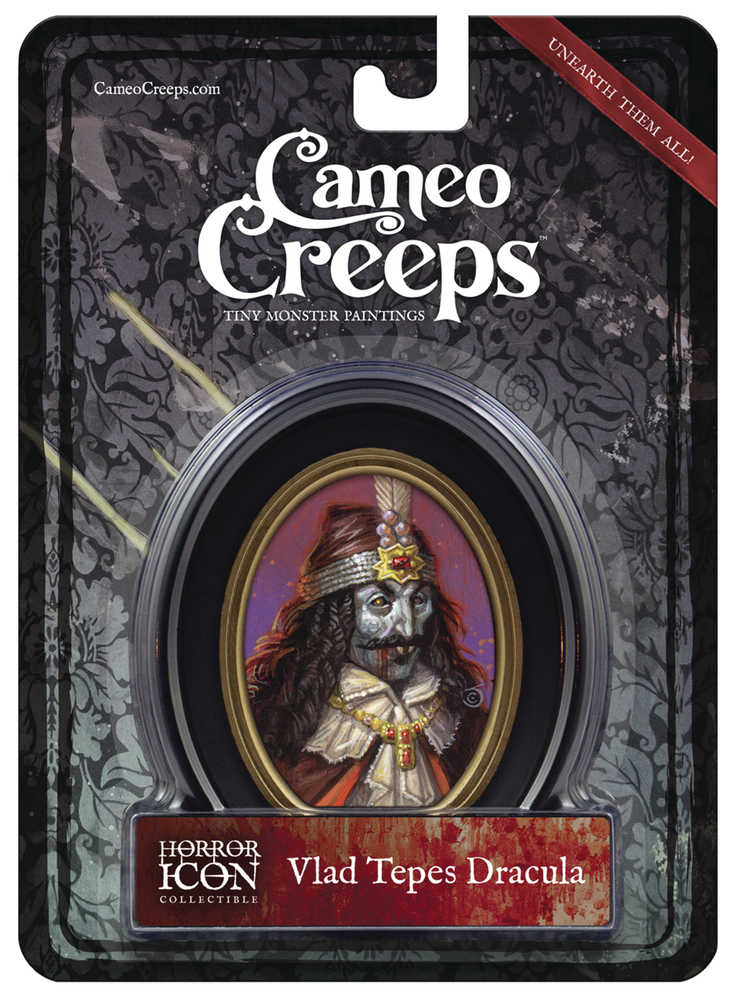 Cameocreeps Vlad Tepes Dracula Mini Cameo Portrait