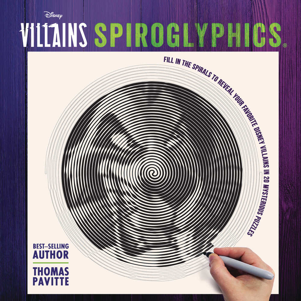Disney Villains Spiroglyphics Activity Book 