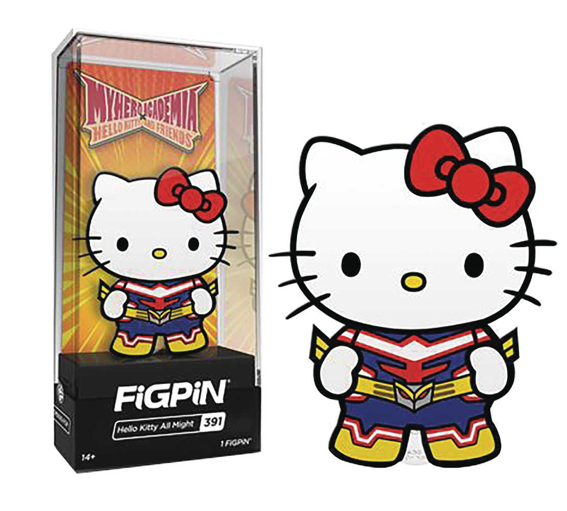Figpin Sanrio X My Hero Academia Hello Kitty All Might Pin (