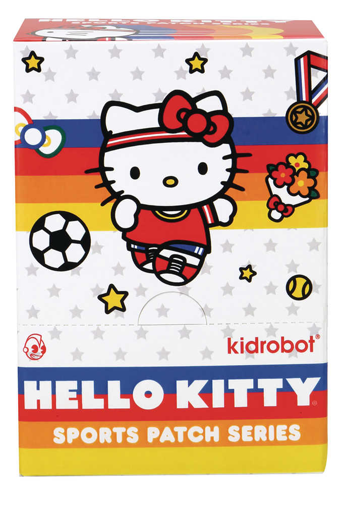 Hello Kitty Sports Embroidered Patch 24 Pc Blind Mystery Box Display 