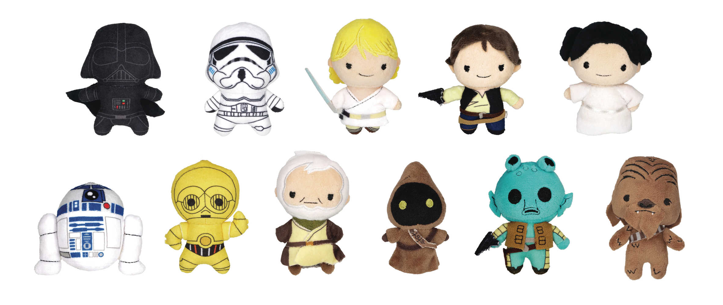Star Wars Plush Bag Clip 24 Ct Blind Mystery Box Display 