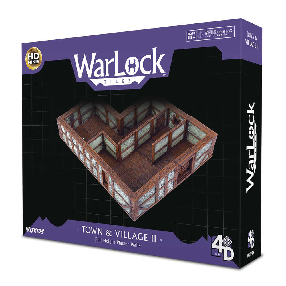 Warlock Tiles Town & Village II Full Height Plaster Walls (C
