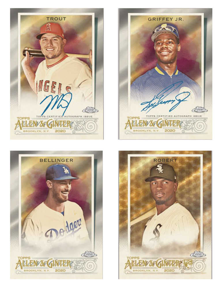 Topps 2020 Allen & Ginter Chrome Baseball Trading Card Box  