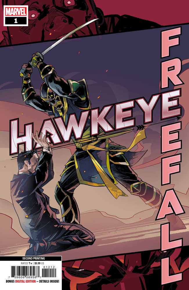 Hawkeye Freefall #1 2nd Printing Schmidt Variant