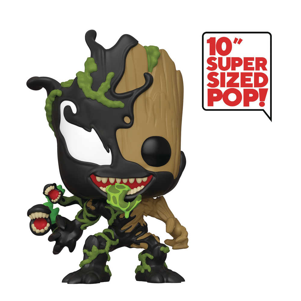 Pop Marvel Max Venom Groot 10 In Vinyl Figure 
