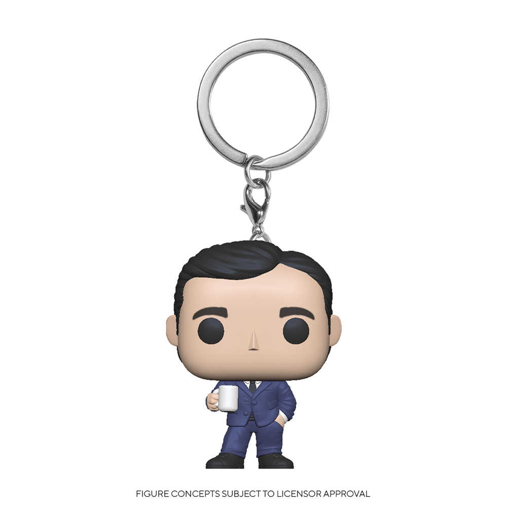 Pocket Pop Office Michael Scott Figure Keychain 