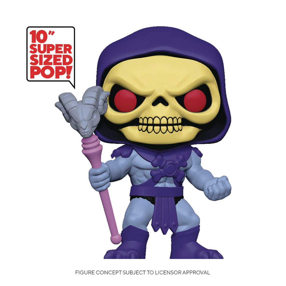 Pop Animation Masters of the Universe 10 In Skeletor Vinyl Figure 