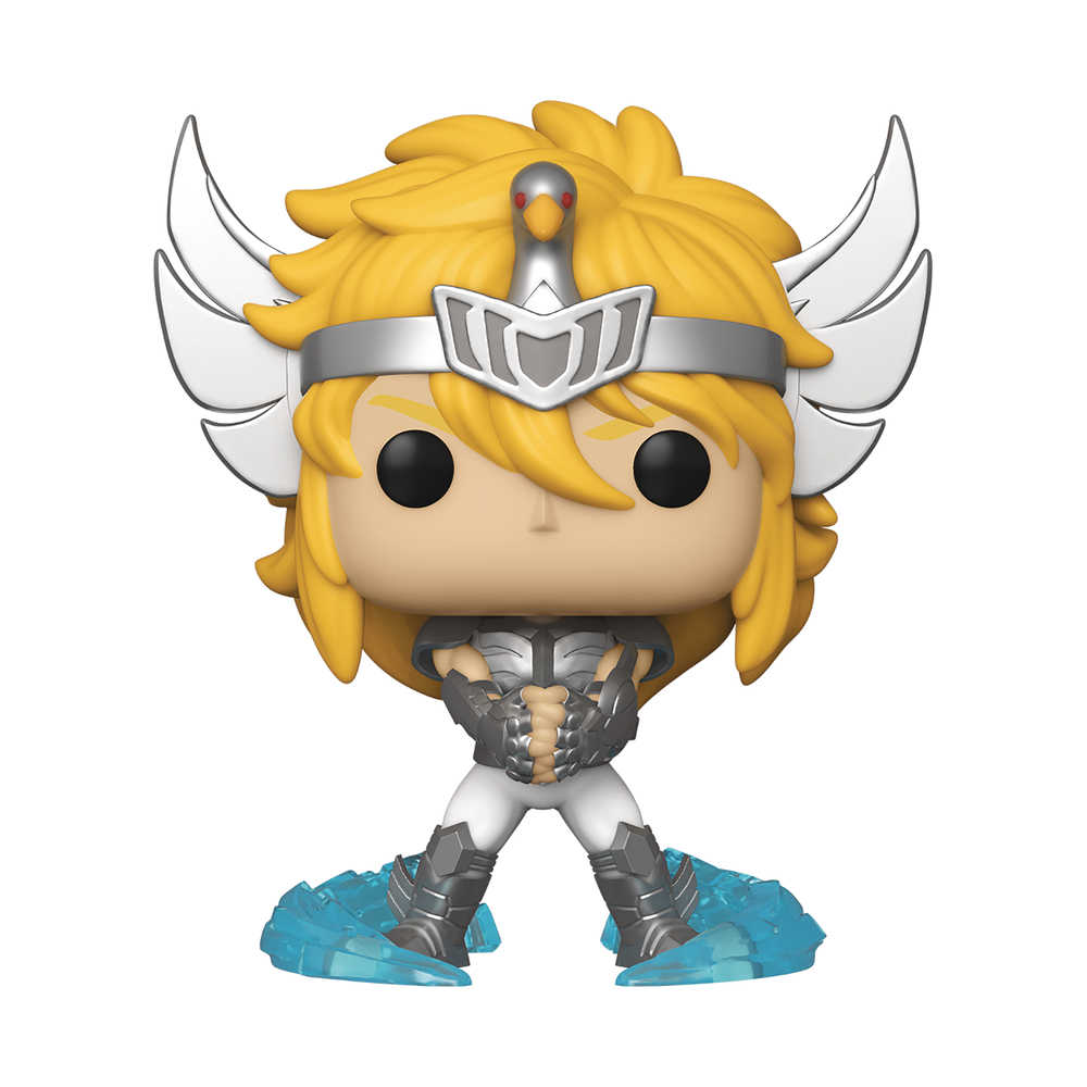 Pop Animation Saint Seiya Cygnus Hyoga Vinyl Figure 
