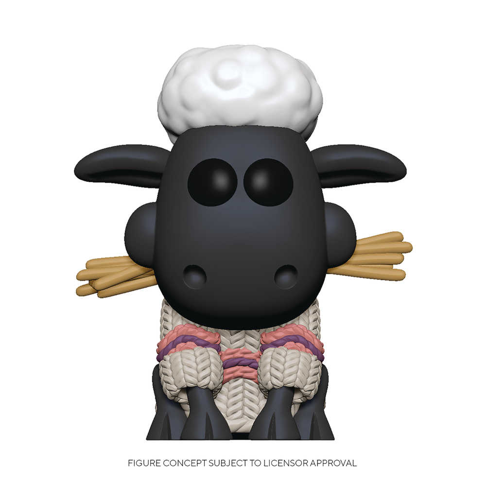 Pop Animation Wallace & Gromit Shaun The Sheep Vinyl Figure