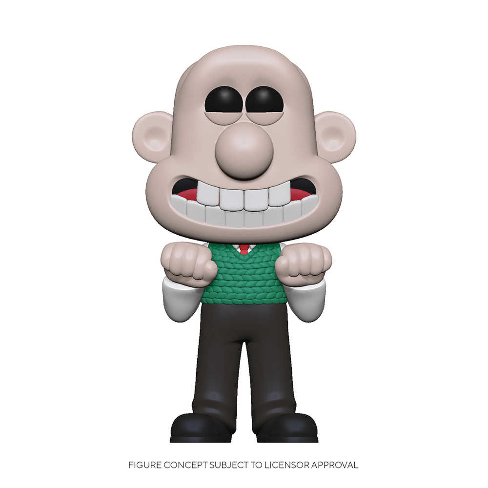 Pop Animation Wallace & Gromit Wallace Vinyl Figure 